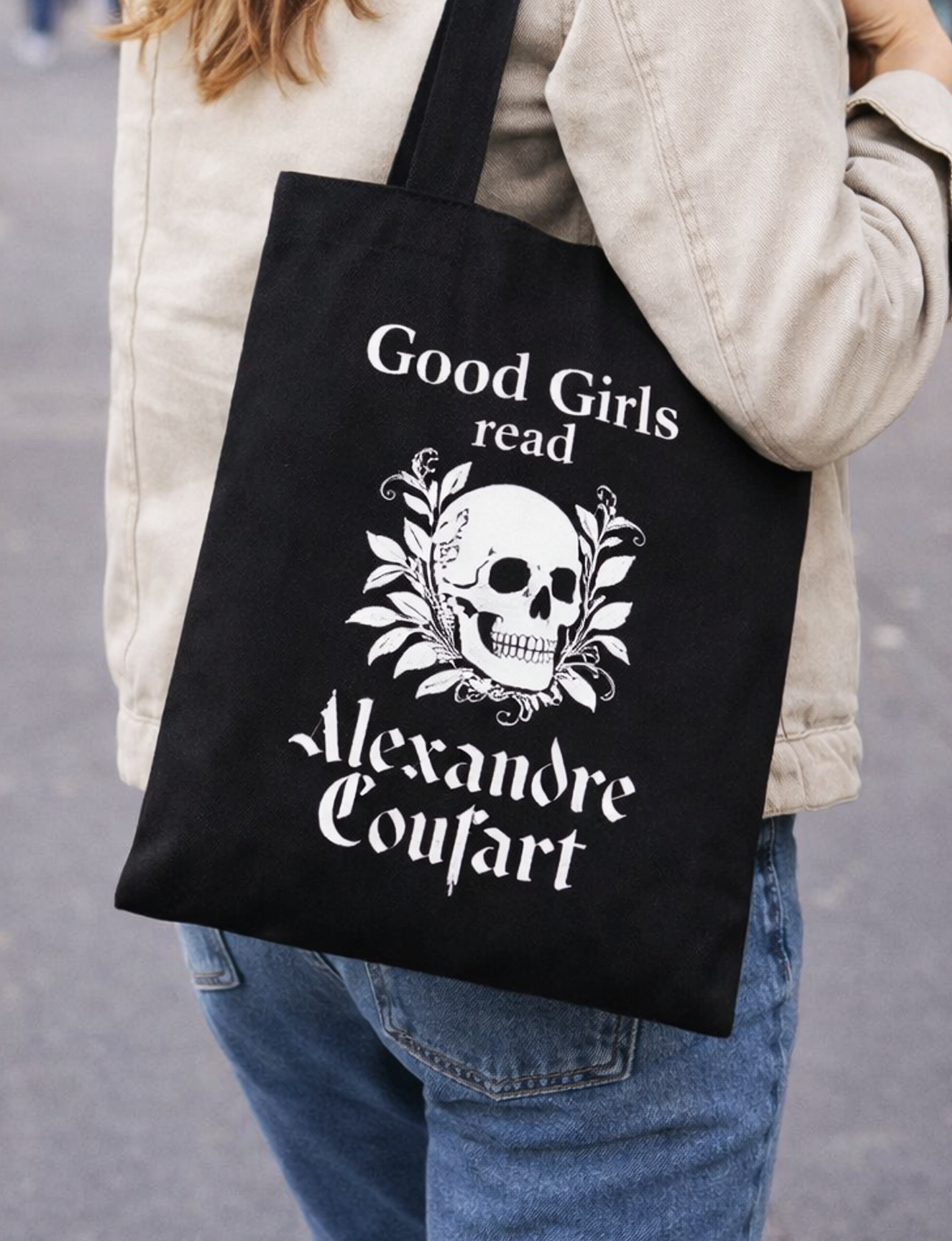 Totebag "Good girls read Alexandre Contart"