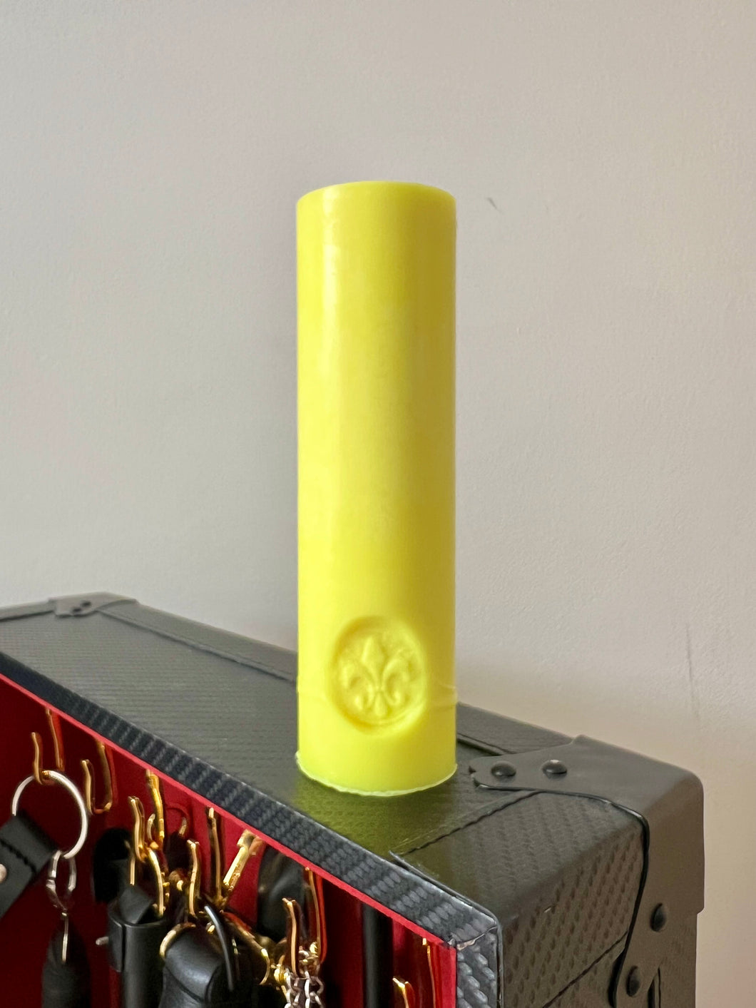 Bougies basse température - Jaune fluo