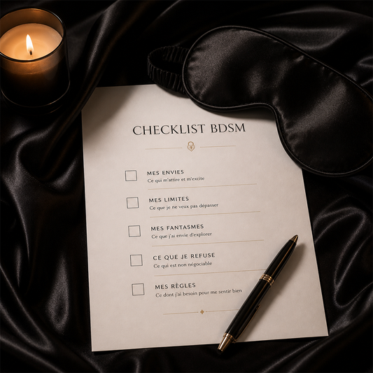 La Checkliste BDSM de Monsieur Contart - Idéale pour les couples BDSM et les playpartners occasionnels