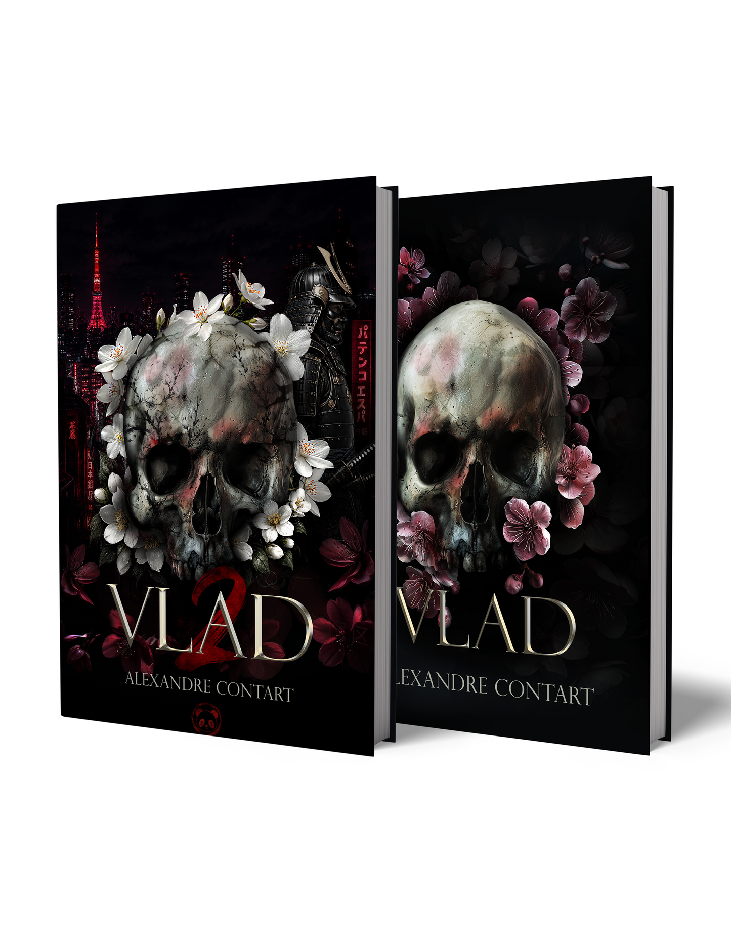 VLAD I & II (Reliés, dédicacés et parfumés) + 2 Marques page collector