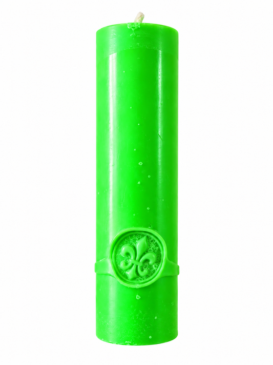 Bougies basse température - Vert Fluo